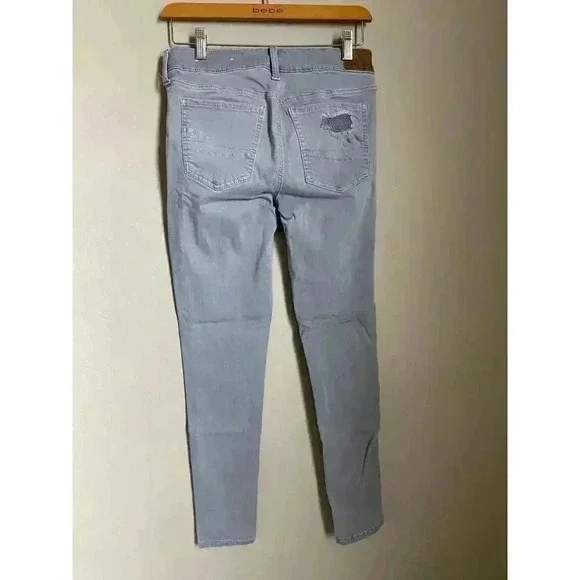 American Eagle Gray‎ Distressed Jegging Jeans Size 6 - Picture 13 of 15